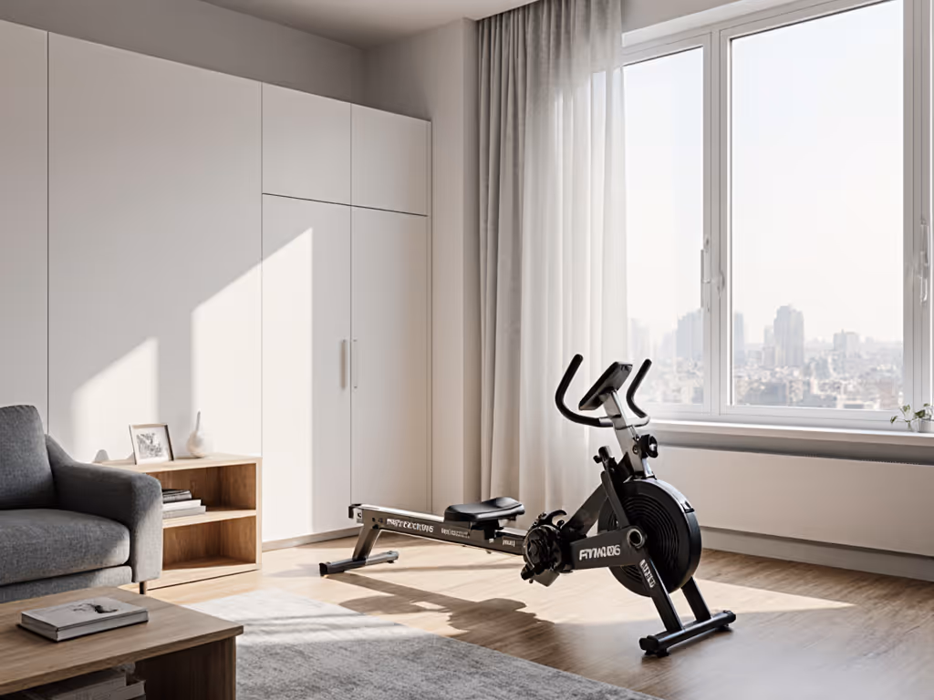 concept2_rowerg_indoor_rower_home_gym_setup_apartment_storage