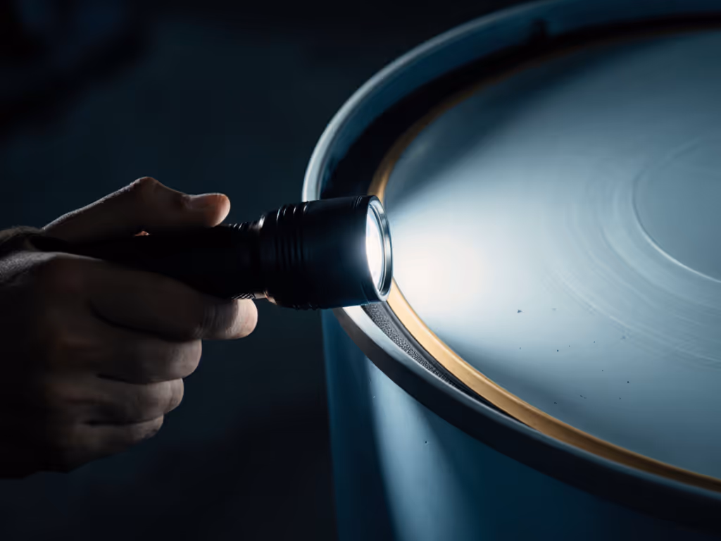 tank_seal_inspection_with_flashlight