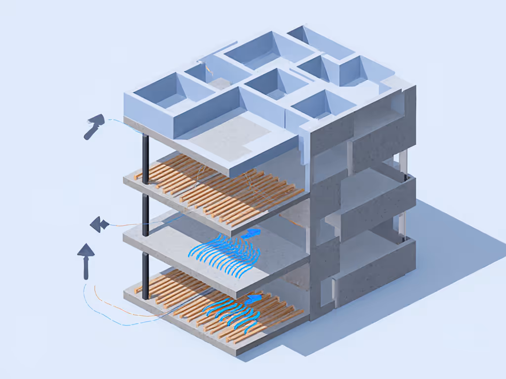floor_vibration_transmission_diagram